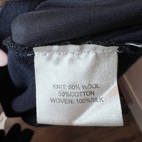 Pure Collection, Silk, Wool, and Cotton Tank and Open Cardigan 2 piece Set - Picture 8 of 8